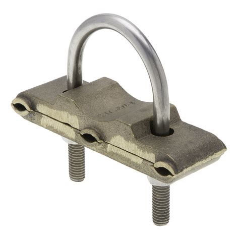 Bronze U Bolt Clamp For Three Wires Pipe Awg Burial