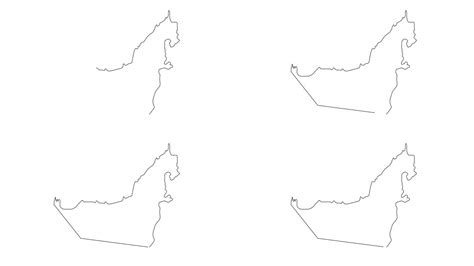 阿拉伯联合酋长国地图的动画草图图标视频素材下载编号27888351光厂vj师网