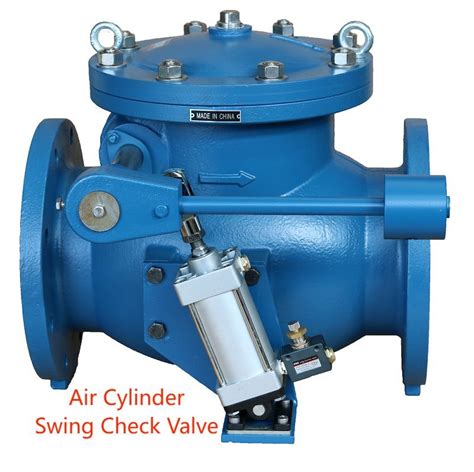 Cast Iron Heavy Swing Check Valve With Air Cushion Air Cushion Check Valve And Flanged End