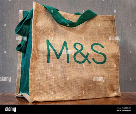 Mands Marks And Spencer Hessian Jute Tote Reuseable Shopping Bag