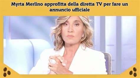 Pausa Caffè on Twitter Myrta Merlino approfitta della diretta TV per