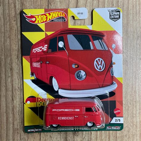 Hot Wheels Porsche Volkswagen T Panel Bus Produto No Brasil