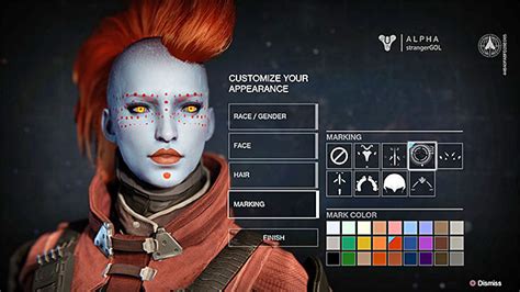 Destiny Character Creation