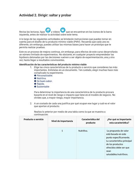 Ejercicio 2 Estrategias para operación de nuevas empresas Actividad 2