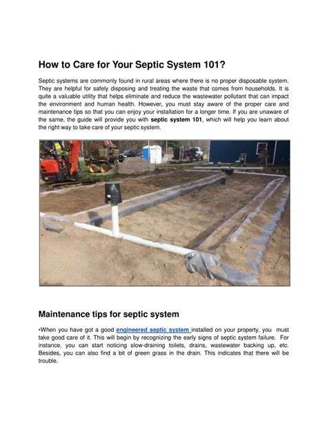 Ppt How To Care For Your Septic System 101 Powerpoint Presentation Free Download Id 12208607