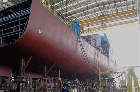 FOTO Casco da Fragata Tamandaré ganha forma no Thyssenkrupp Estaleiro