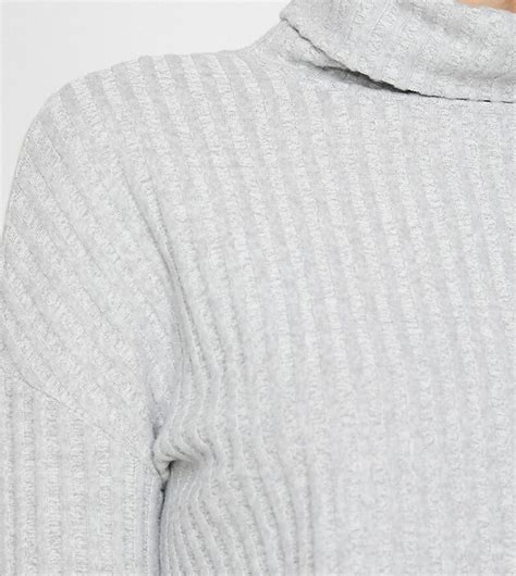 Buy Koton Solid Turtleneck Sweater In Grey 6thStreet Oman