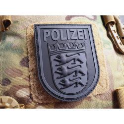 Jtg Functional Badge Patch Polizei Baden W Rttemberg Blackops D