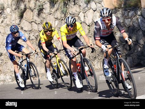 French David Gaudu Of Groupama FDJ Danish Jonas Vingegaard Of Jumbo