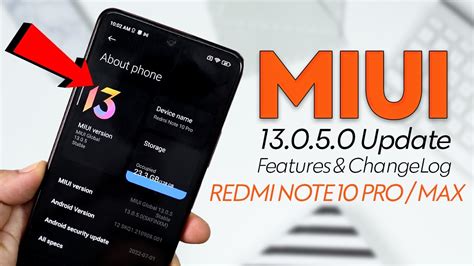 MIUI 13 0 5 0 Update For REDMI NOTE 10 PRO MAX New MIUI Launcher