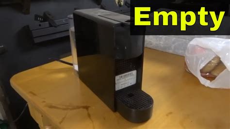 How To Empty Nespresso Essenza Mini Coffee Machine Pods Easy