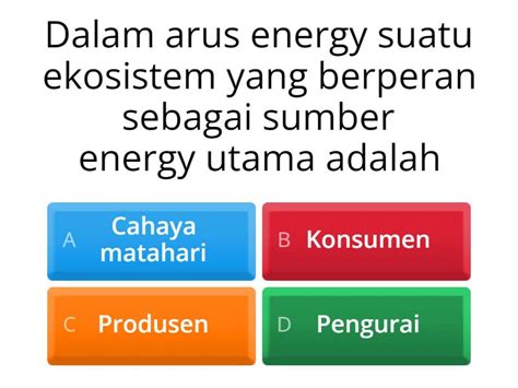 Ekosistem Quiz