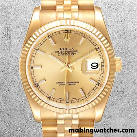 Rolex Datejust Rolex Calibre Pour Des Hommes