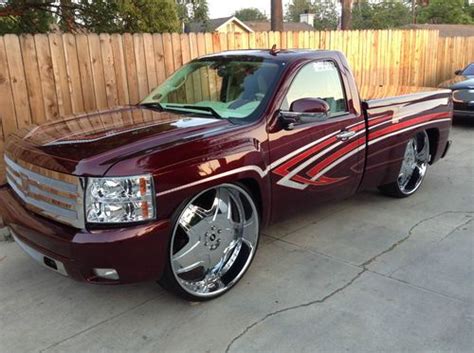 Buy Used 2007 Chevrolet Silverado Custom Candy Paint 30 Rims Air Ride