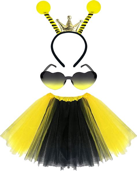 Amazon Dolkoic Bee Tutu Costume Sets Bee Bopper Antenna Headband