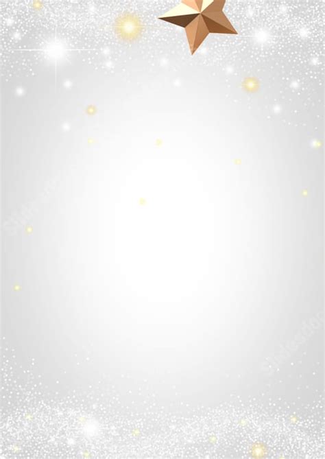 Simple Geometric Stars With A Silver Gradient Page Border Background ...