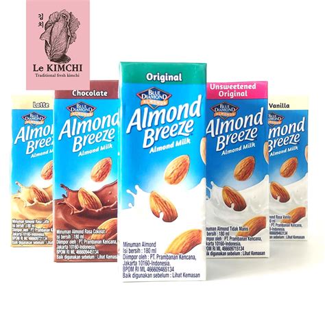 Jual Almond Breeze Almond Milk 180 Ml Blue Diamond Susu Almond Susu