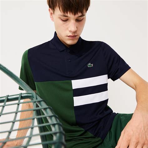 Mua Áo Polo Lacoste Mens Sport Colourblock Breathable Piqué Tennis