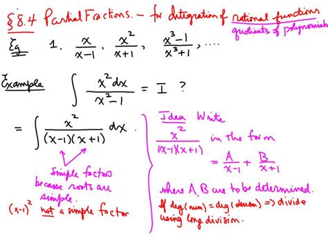 Partial Fractions