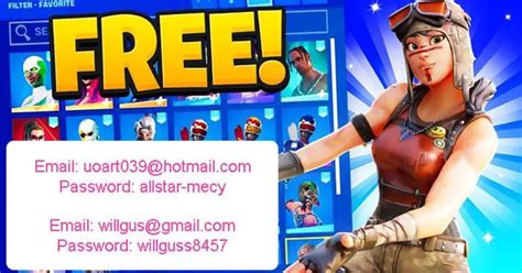 Free Fortnite Accounts With Email And Password 100 Working Tipbox