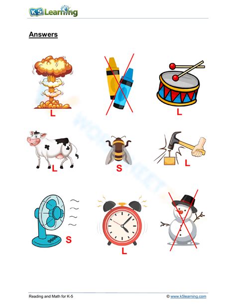 Loud And Soft Sounds Worksheet, 44% OFF