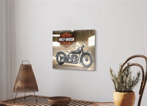 Harley Davidson Numbered Metal Art Print 12x12 limited to 25 - Etsy