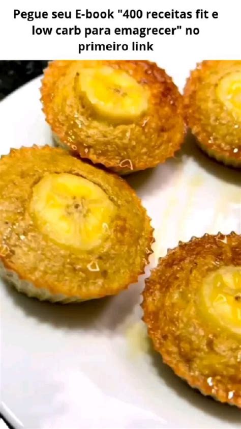 bolinho de banana fit na air fryer passo a passo no vídeo Receitas