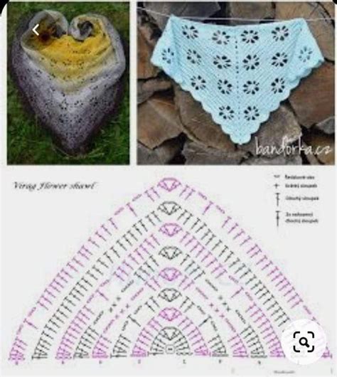 Pin By Ewa Krak On Szale Crochet Shawl Crochet Pattern Crochet