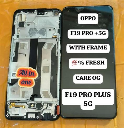 Black Oppo F Pro Plus G With Frame Original Combo At Rs In Chennai