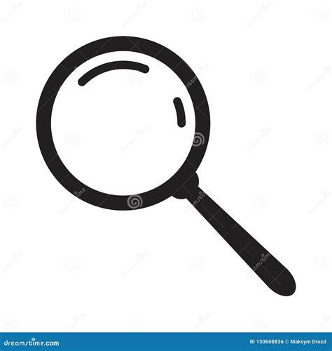 Search Icon Magnifying Glass Icon Vector Magnifier Or Loupe Sign