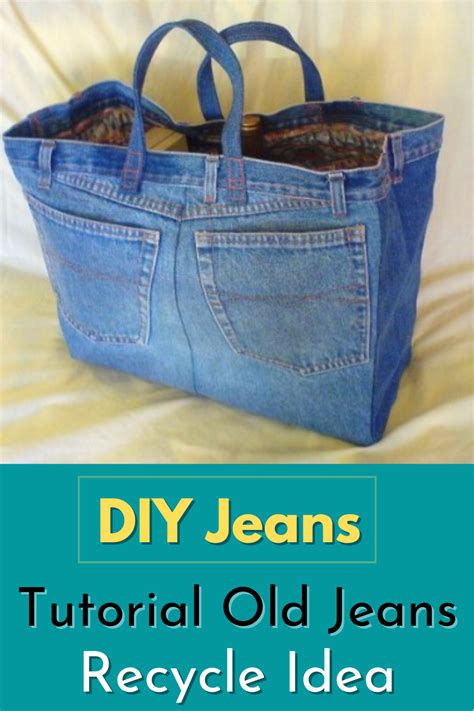 Buki Jeans Bag Making DIY Jeans Tutorial Old Jeans Recycle Idea