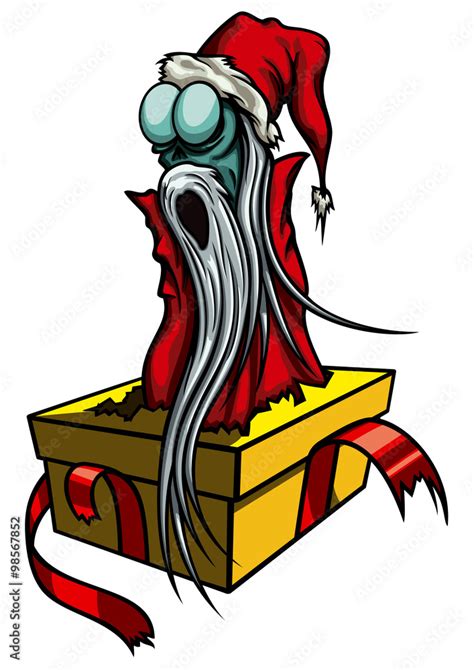 Vettoriale Stock Ghost Of Christmas Past Or The Spirit Of Christmas Past Illustration Cartoon