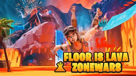 Hot Lava 🌋 Zonewars [ Bubblebunz ] Fortnite Creative Map Code