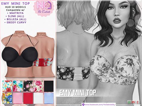 Second Life Marketplace Demo No Cabide Emy Mini Top Wear