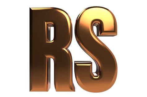 Golden Rupees Sign Symbol 3d Render Png 13775775 Png