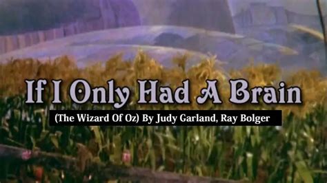 If I Only Had A Brain The Wizard Of Oz By Judy Garland Ray Bolger Kalimba Tabs Kalimba