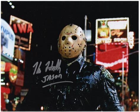 Kane Hodder Signed Photo Friday The Th Part Viii Jason Takes