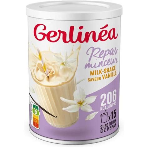 Gerlin A Boisson Milkshake Go T Vanille Substituts De Repas Riche En