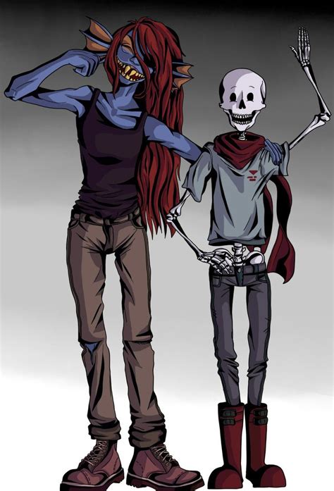 Undyne And Papyrus Undertale Undertale Character Papyrus