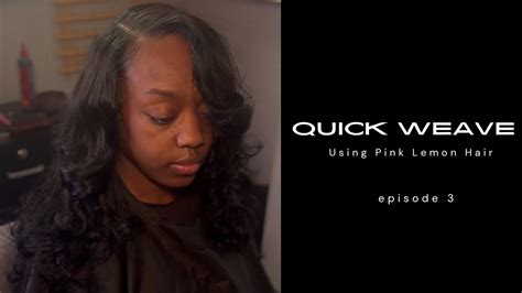 Quick Weave Install Using Viral Pink Lemon Bundles Kendra Janaya