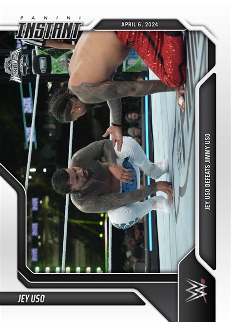 WWE PANINI INSTANT 2024 2025 JEY USO JEY USO DEFEATS JIMMY USO 11