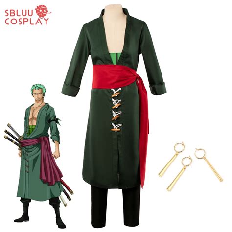 Sbluucosplay Anime Roronoa Zoro Cosplay Costume Clothes Full Set Custom