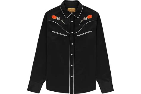 Aime Leon Dore Western Shirt Black Mens Ss22 Gb