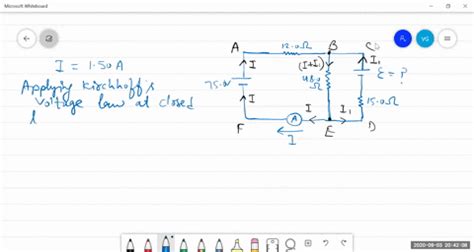 SOLVED In The Circuit Shown In Fig 26 53 The Batteries Have