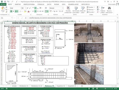 Plantillas Excel Para Ingenieros Civiles Concreto Armado Hojas De Cálculo Hoja De Cálculo De