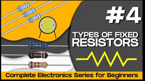 Types Of Fixed Resistor Basic Electronics Video Basic Electronics