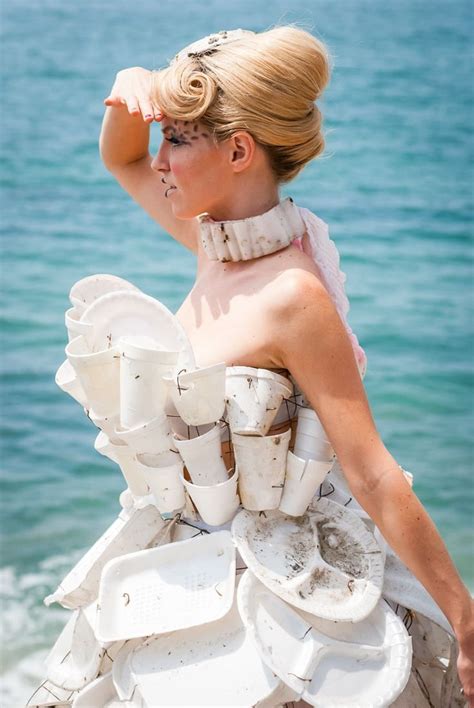 'Trashion' designer Marina DeBris turns ocean rubbish into high-end ...