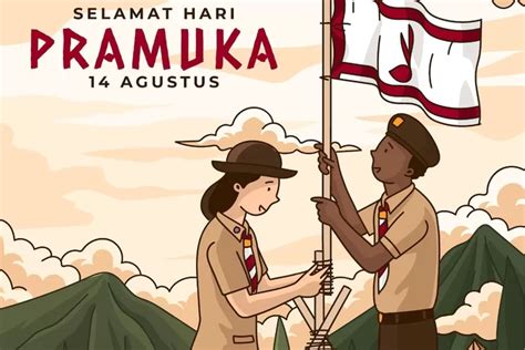 12 Link Poster Hari Pramuka Tahun 2023 Desain Unik Lucu Dan Kekinian