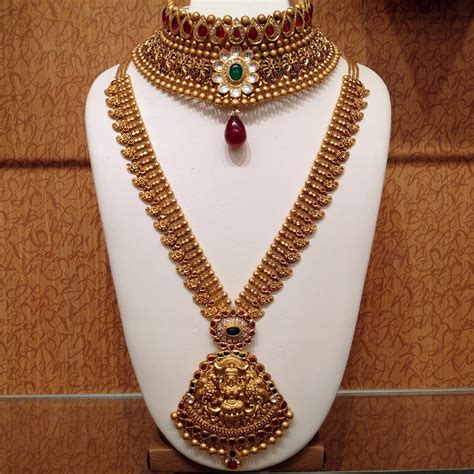 21 Traditional Gold Jewelry Set Designs For Marriage South India Jewels