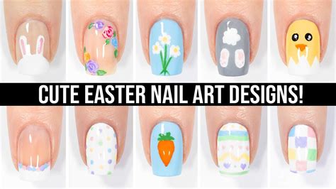 Cute Nail Art 2024 Easy Easter Nail Art Design Compilation YouTube